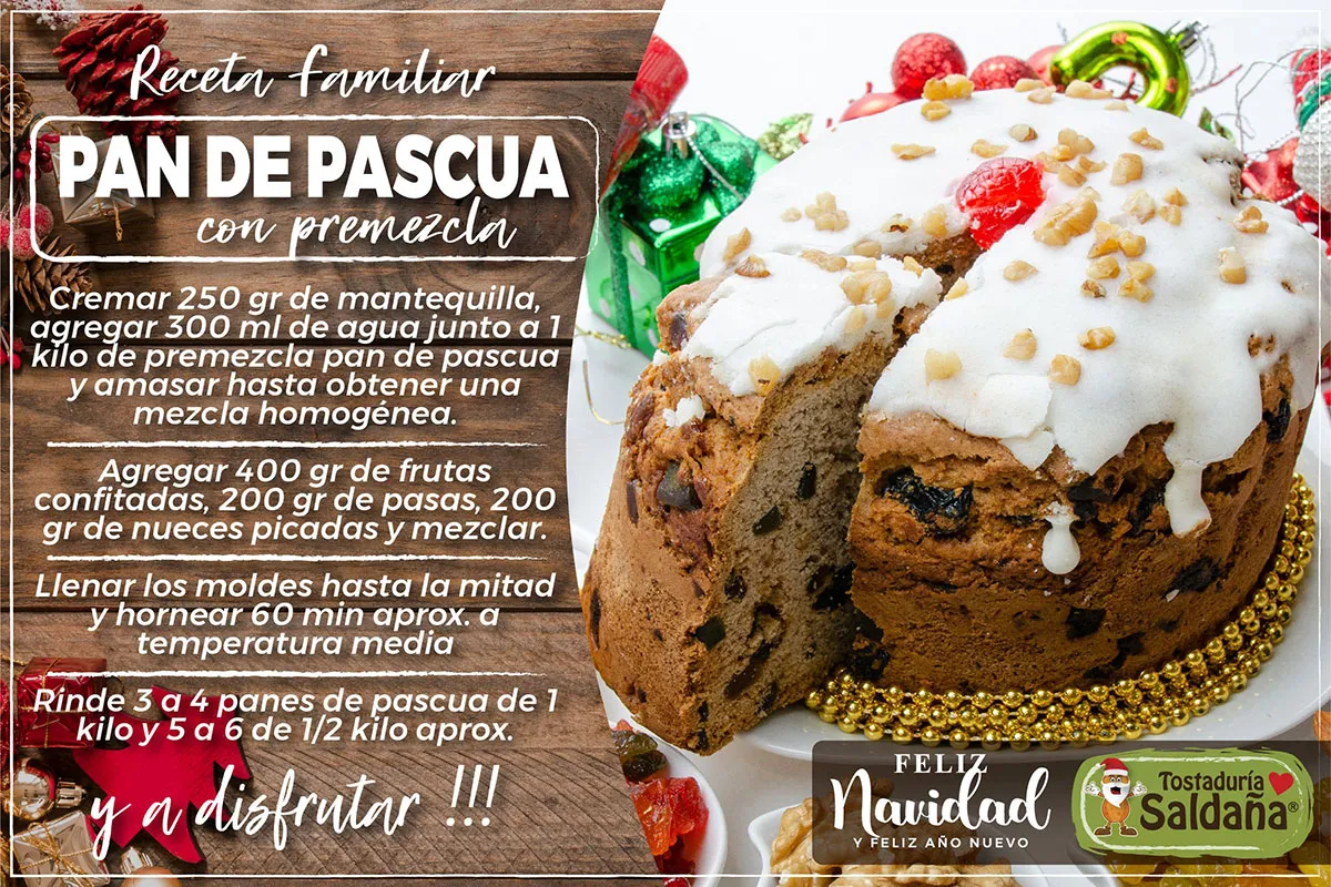 Pan de Pascua con PreMezcla Saldaña