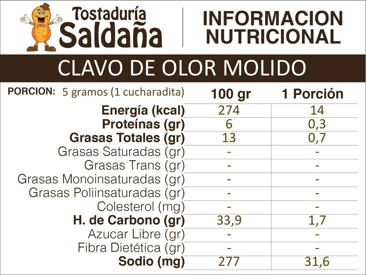 Clavo de Olor Molido