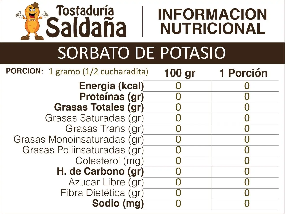 Sorbato de Potasio